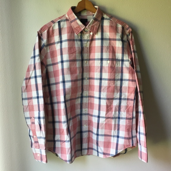 J. Crew | Shirts | J Crew Jasp Cotton Shirt In Spring Plaid | Poshmark